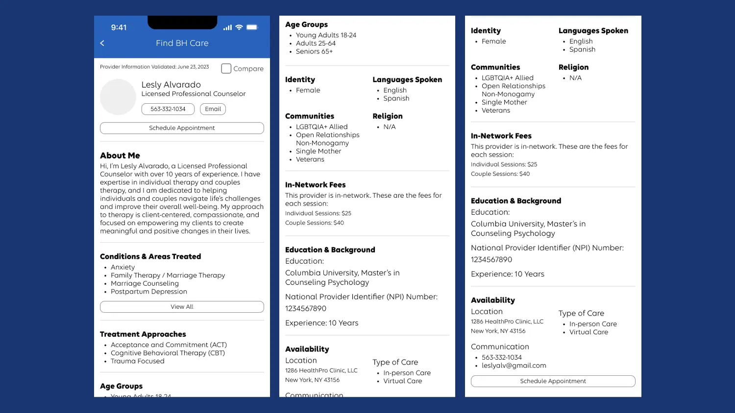 Provider bio design