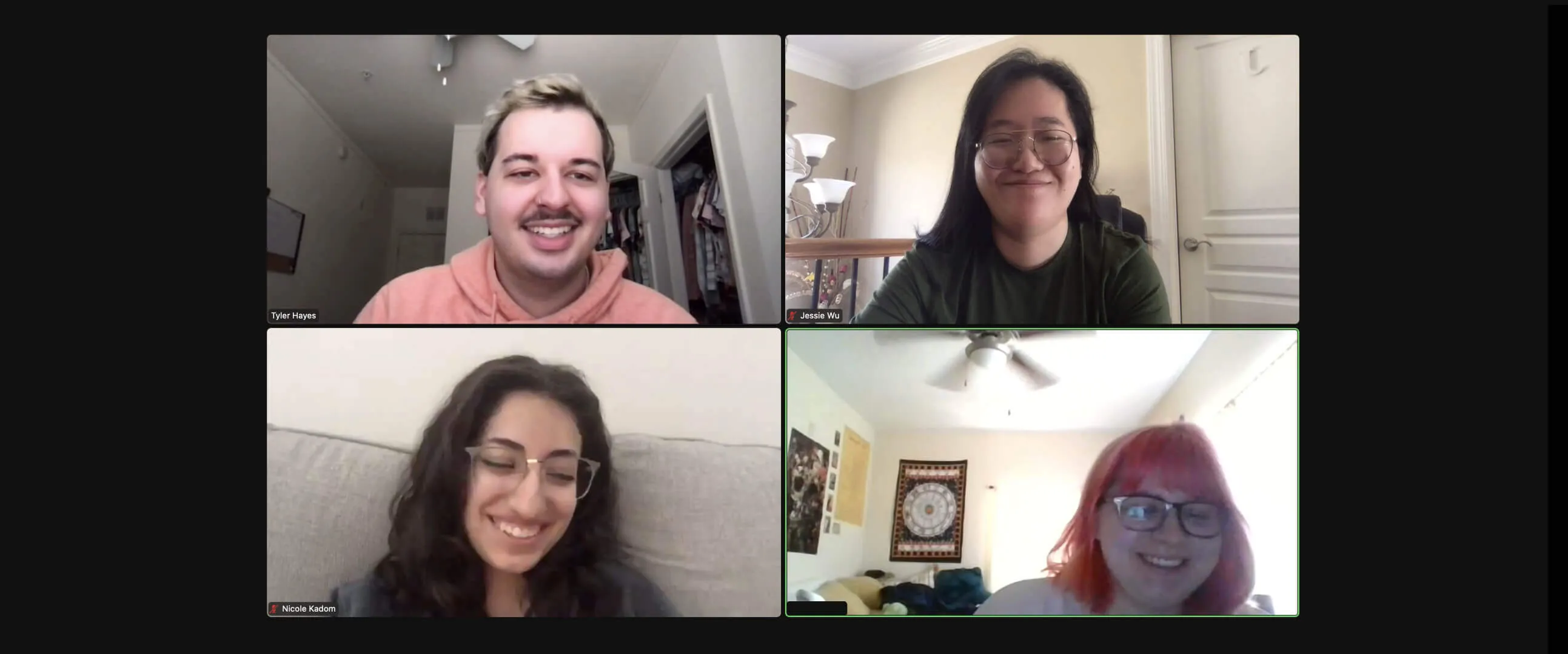 User interview one via Zoom