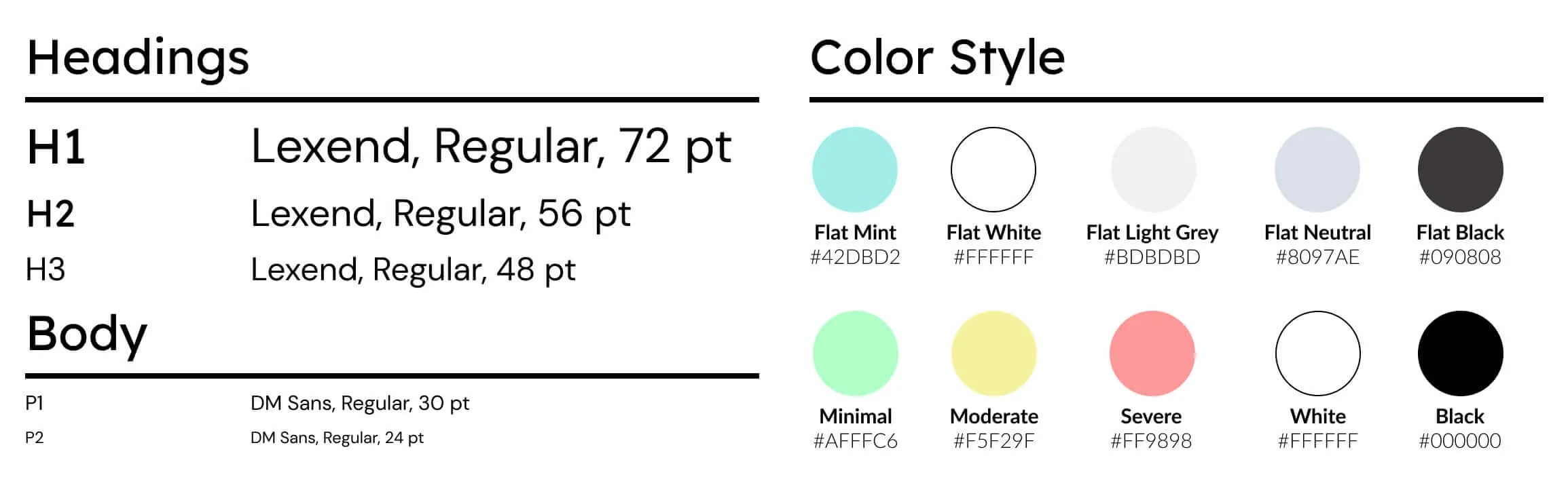 GloMirror design system styles