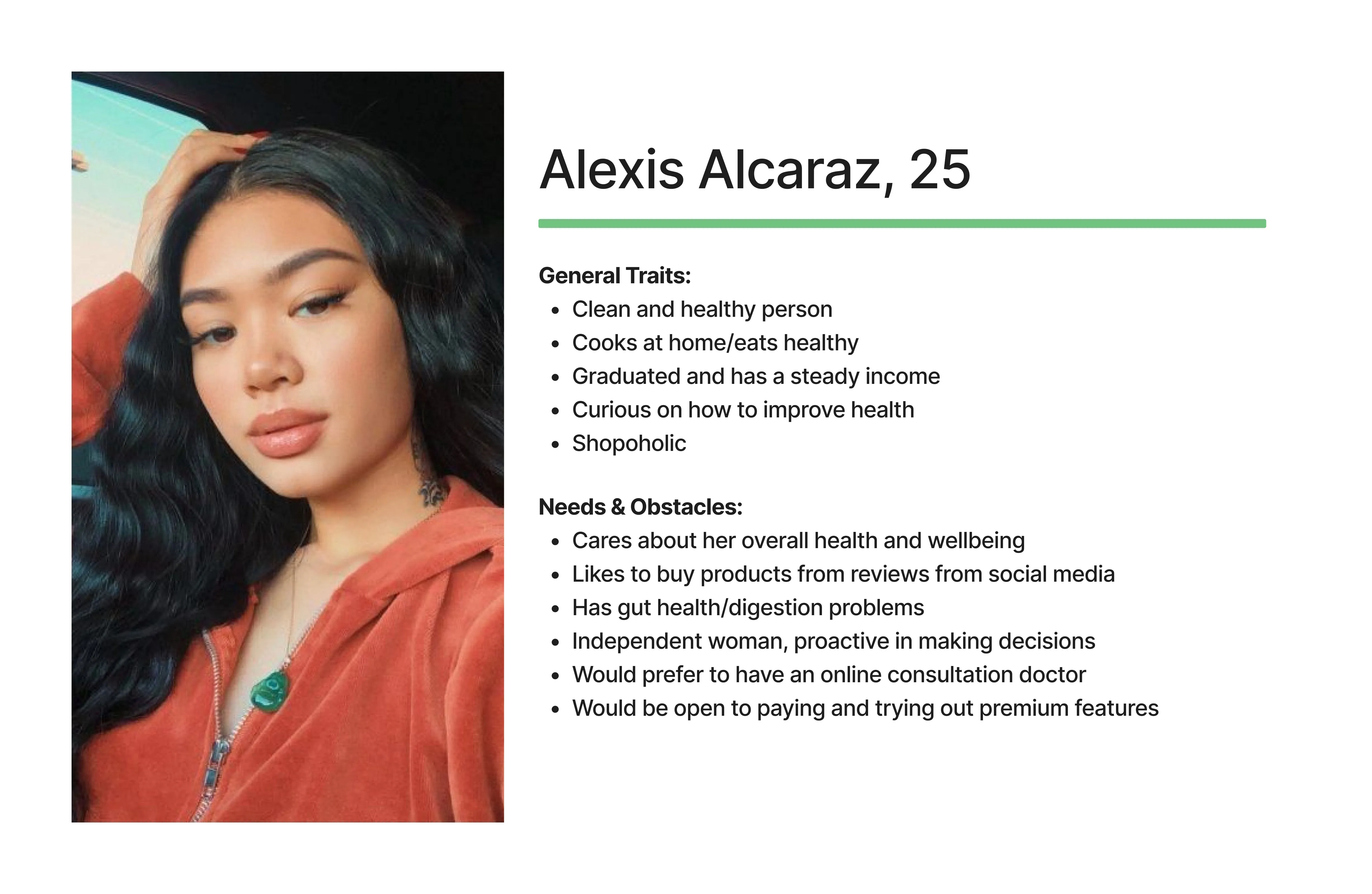 Proto-persona, Alexis