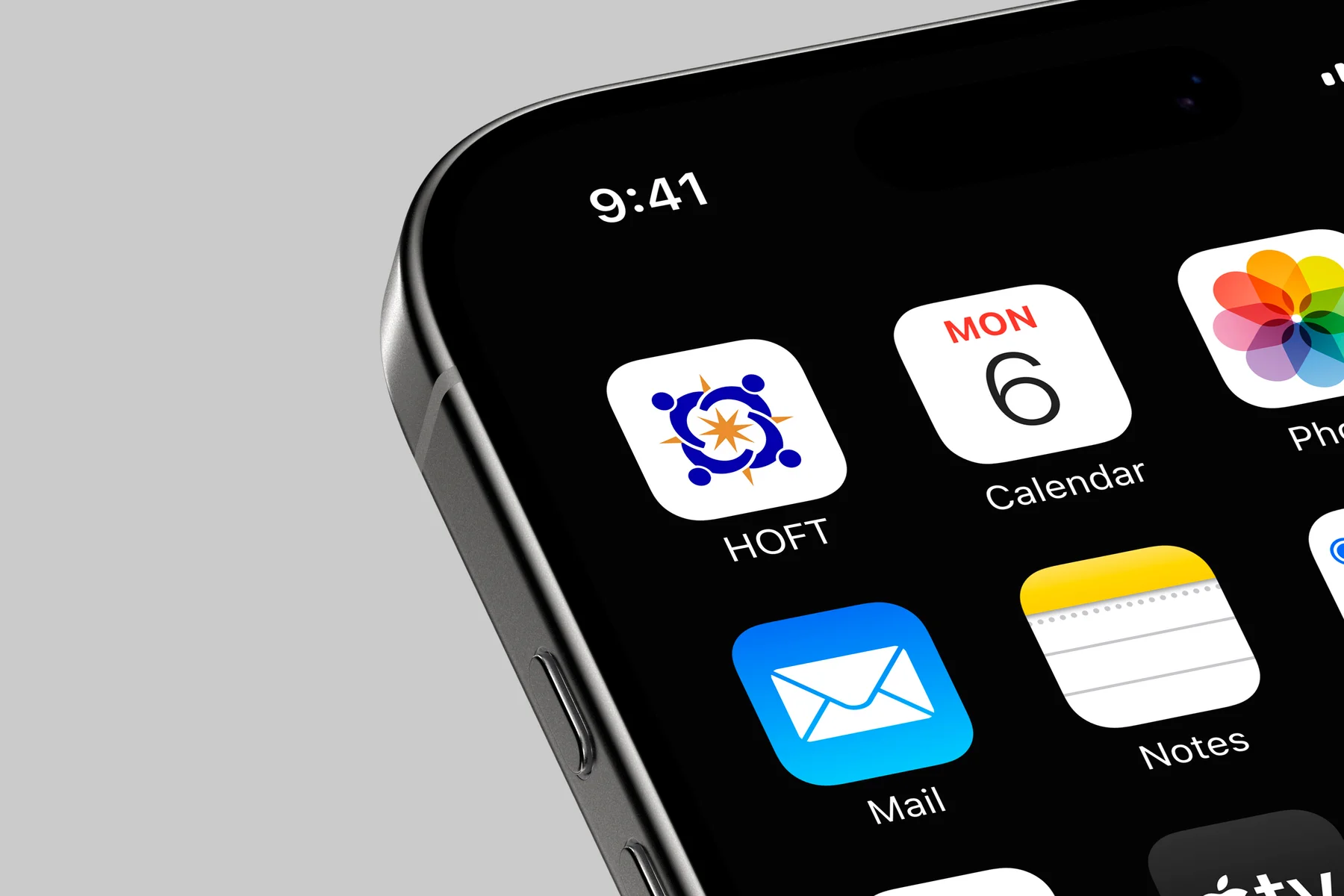 HOFT app icon on an iPhone home screen