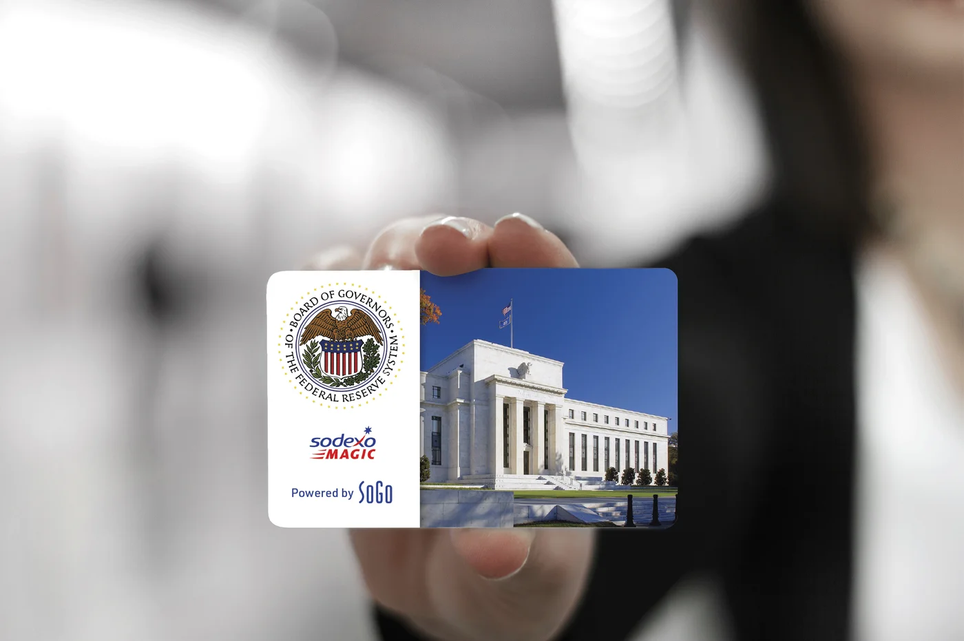 Federal Reserve gift card held in hand