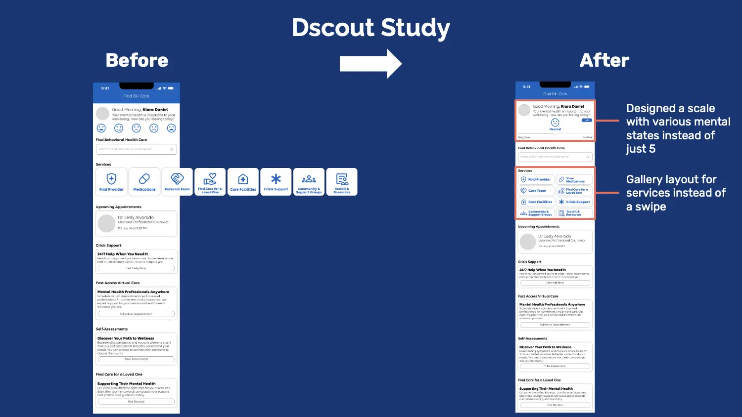 Dscout Study Before Vs After Landing Page